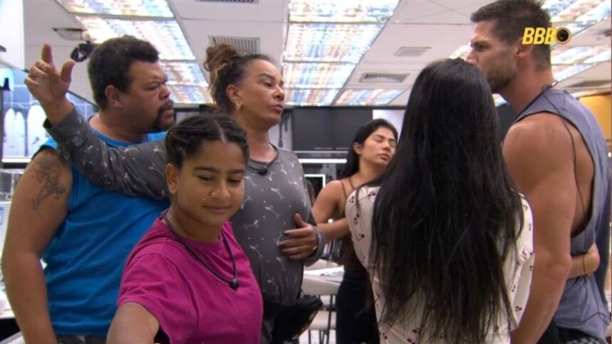 Babu, Milena, Solange e Jonas em uma treta generalizada no BBB 26