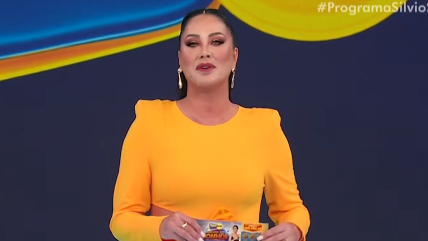 Helen Ganzarolli em trecho do 4º sorteio da Tele Sena de Ano Novo