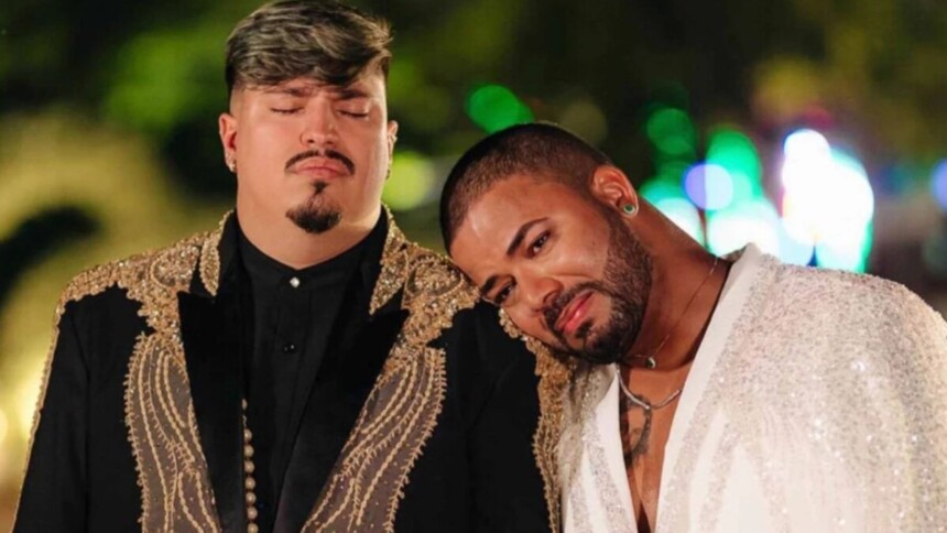 Hytalo Santos e marido Israel Vicente posando juntos
