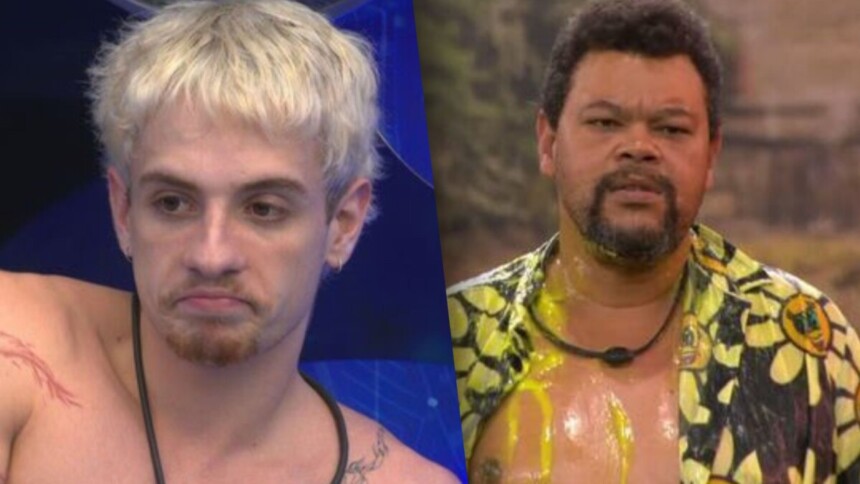 Juliano e Babu em uma montagem no BBB 26
