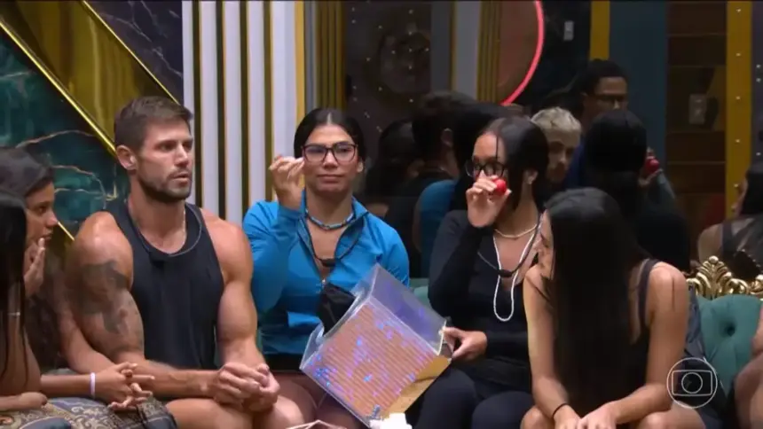 MArciele pega bola branca no sorteio da Prova do Líder do BBB 26