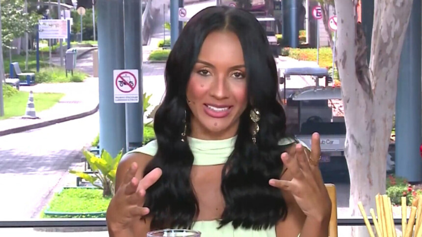 Maxiane em trecho do Café com o Eliminado no BBB 26
