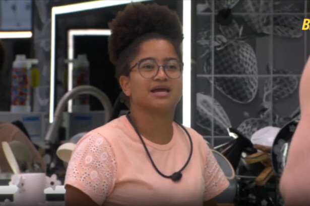 Milena na cozinha do BBB 26 após levar punição gravíssima