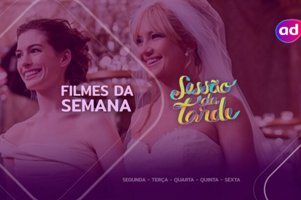 Filme Noivas em Guerra na arte da Sessão da Tarde