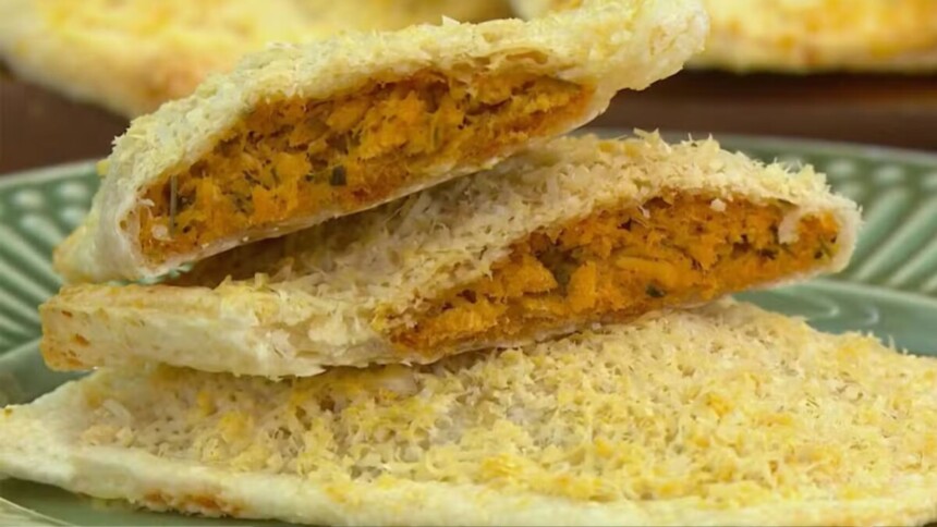 Pastelão assado de tapioca em trecho de Receita no Mais Você
