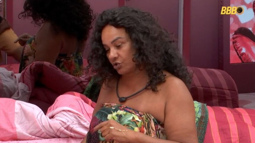 Solange Couto com lace no cabelo do BBB 26