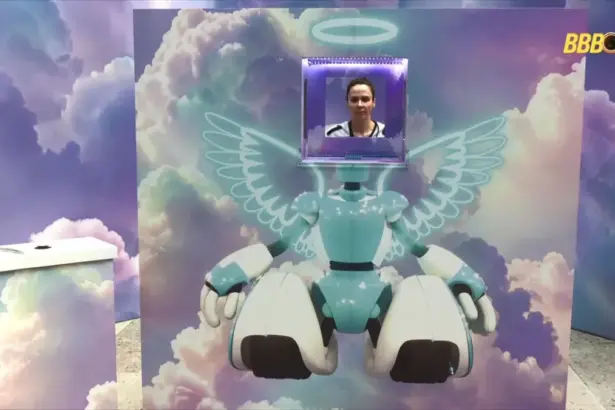 Ana Paula no cenário da Prova do Anjo do BBB 26 assustada ao saber que estava eliminada da disputa