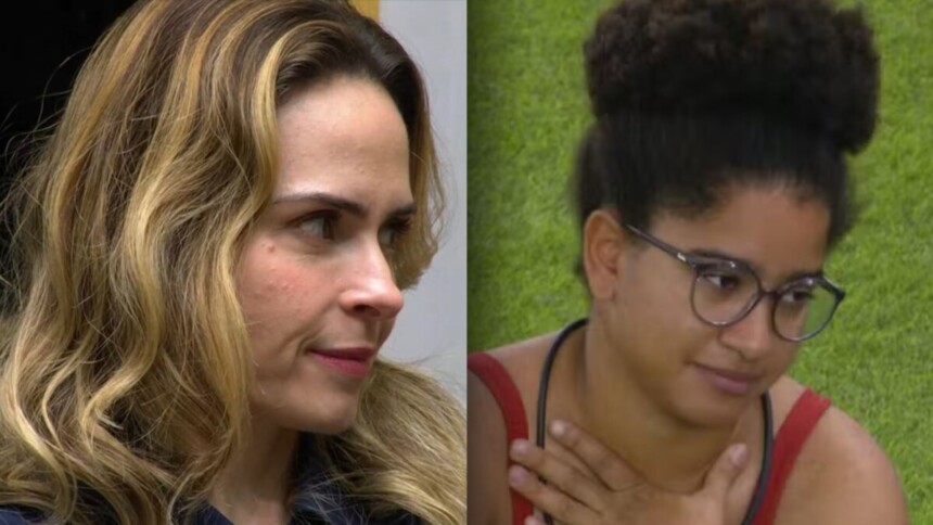 Ana Paula e Milena em uma montagem no BBB 26