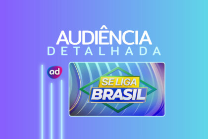 Logo do Se Liga Brasil na arte de audiência detalhada