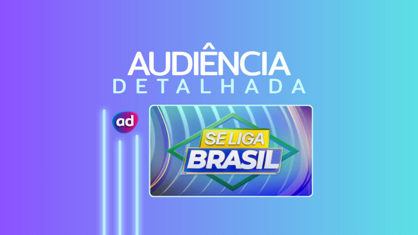 Logo do Se Liga Brasil na arte de audiência detalhada