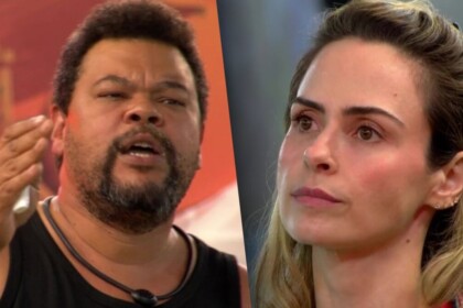 Babu e Ana Paula em uma montagem com trechos da treta no BBB 26