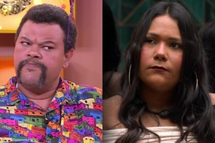 Babu e Chaiany em uma montagem no BBB 26