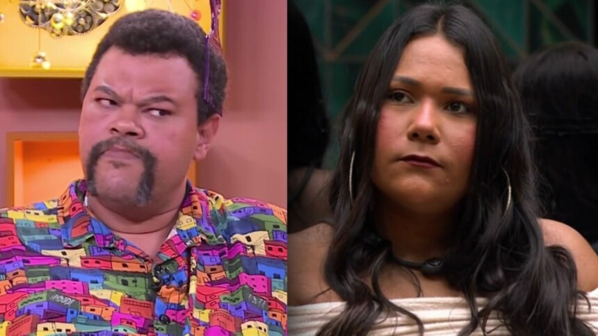 Babu e Chaiany em uma montagem no BBB 26