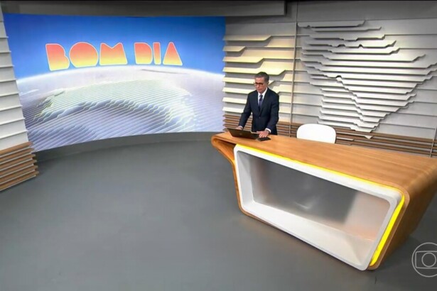Helter Duarte Estúdio provisório do Bom Dia Brasil