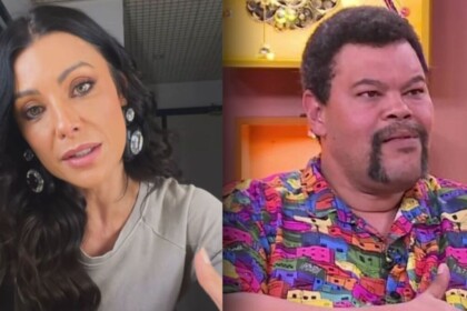 Ceci Ribeiro e Babu em uma montagem no BBB 26