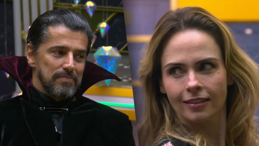 Alberto Cowboy divide tela com Ana Paula na sala do BBB 26