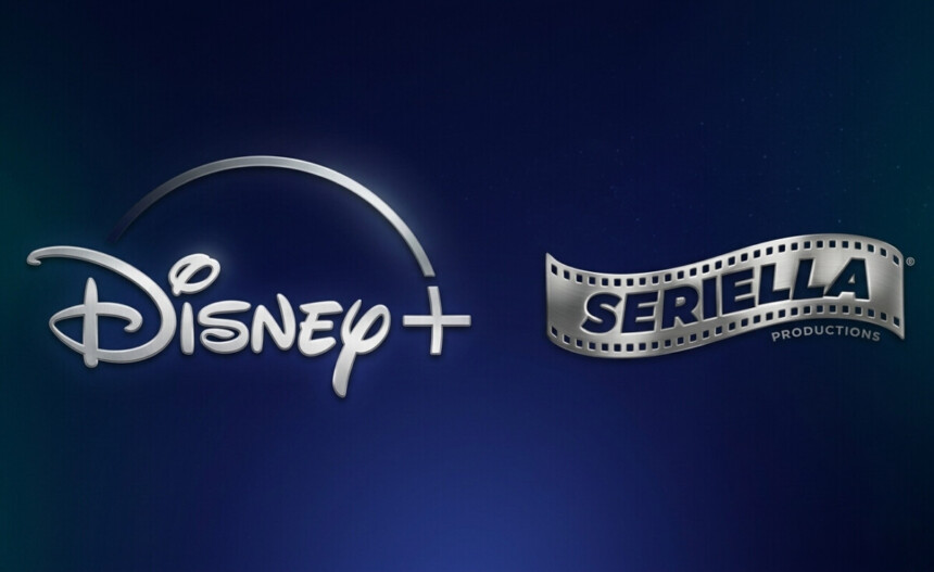 Logo do Disney+ e Seriella juntos