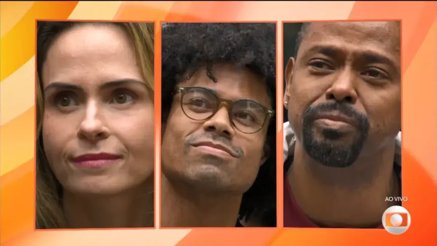 Ana Paula, Breno e Leandro aparecem juntos pela última vez no BBB 26 antes da eliminação