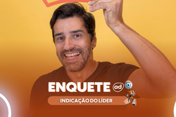 Alberto Cowboy segura a coroa de líder na cabeça na enquete da indicação do líder