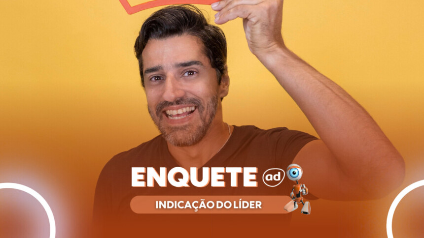 Alberto Cowboy segura a coroa de líder na cabeça na enquete da indicação do líder
