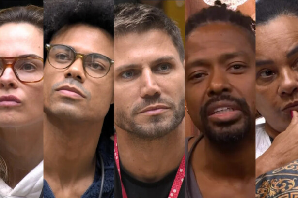 Ana Paula, Breno, Jonas, Leandro e Solange dividem tela do 9º Paredão do BBB 26
