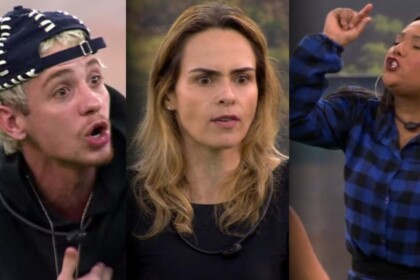 Juliano, Ana Paula e Chaiany em uma montagem no Sincerão