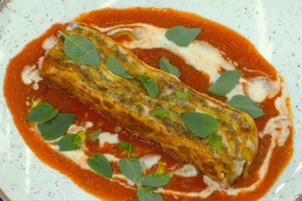 Lasanha clássica do chef Salvatore Loi em trecho de receita do Mais Você