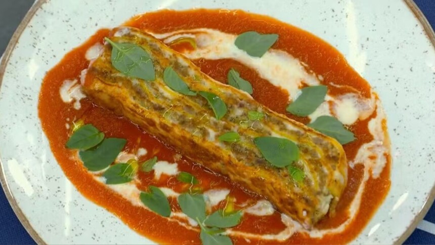 Lasanha clássica do chef Salvatore Loi em trecho de receita do Mais Você
