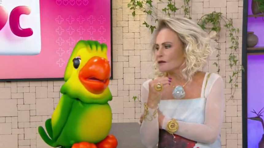 Louro Mané e Ana Maria Braga na bancada do Mais Você