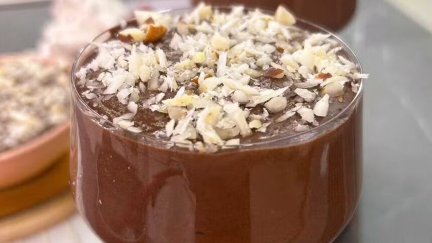 Mousse de chocolate especial em trecho de receita do Mais Você