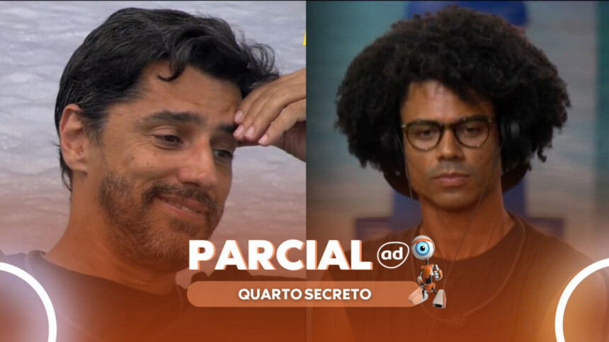 Alberto Cowboy divide tela com Breno na arte da parcial da enquete do BBB 26