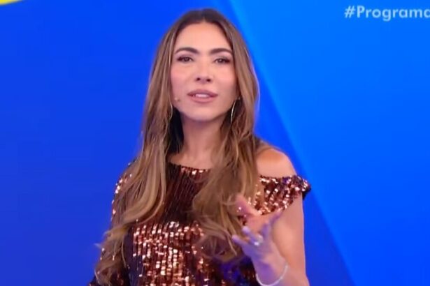 Patricia Abravanel em trecho do sorteio da Tele Sena de Páscoa