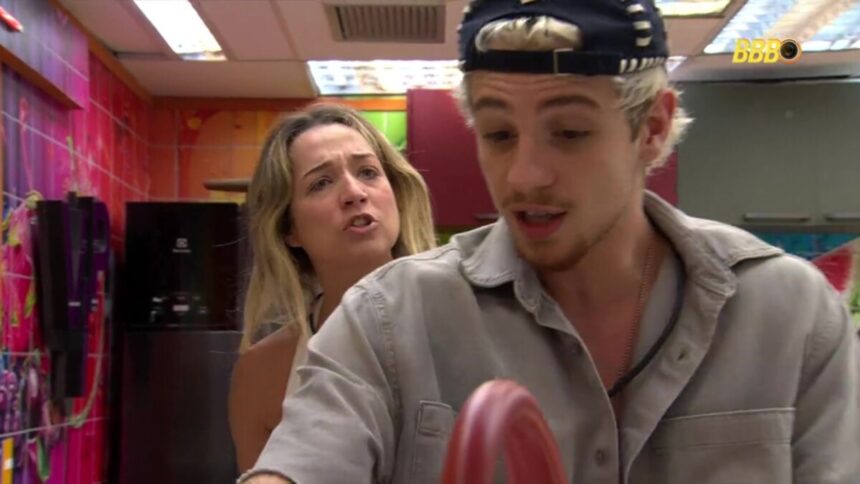Samira e Juliano em trecho de treta no BBB 26