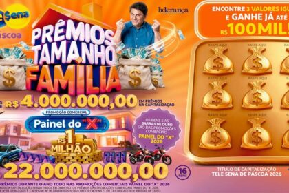 Bilhete da Tele Sena de Páscoa 2026