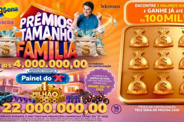 Bilhete da Tele Sena de Páscoa 2026