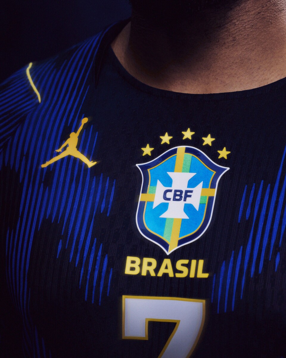 Detalhes da camisa da Seleção Brasileira