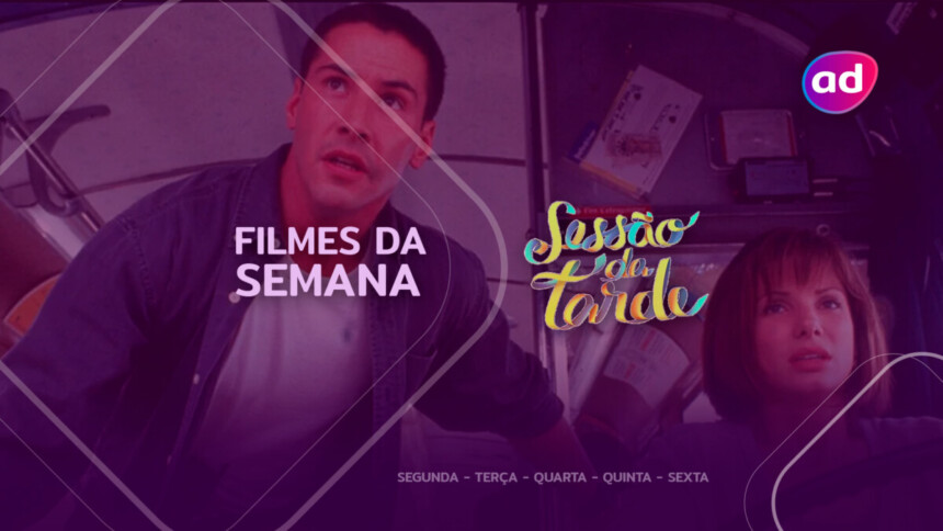 Trecho do filme Velocidade Máxima na arte da semana na Sessão da Tarde