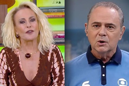 Ana Maria Braga e Luís Roberto em uma montagem