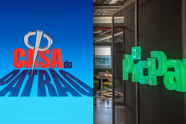 Logo da Casa do Patrão dividindo tela com o PicPay