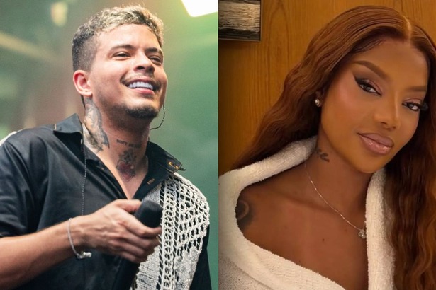 Felipe Amorim e Ludmilla montagem