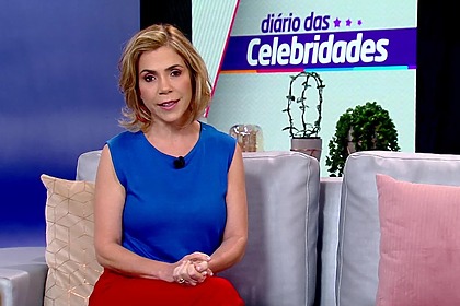 Keila Jimenez no quadro Diário das Celebridades do Hoje em Dia