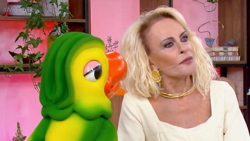 Louro Mané e Ana Maria Braga no Mais Você