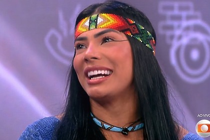 Marciele sorridente após a eliminação do BBB 26