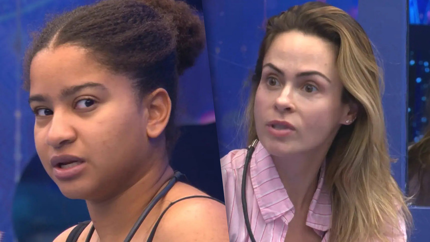 Milena divide tela com Ana Paula Renault sentadas na cama do BBB 26