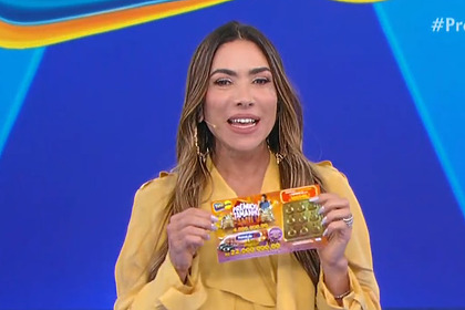 Patricia Abravanel em trecho do Quarto Sorteio da Tele Sena de Páscoa