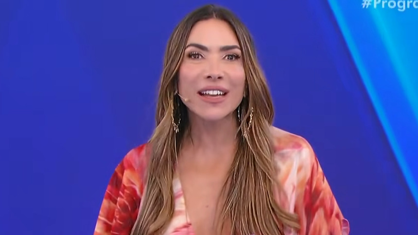 Patricia Abravanel em trecho do 5º sorteio da Tele Sena de Páscoa