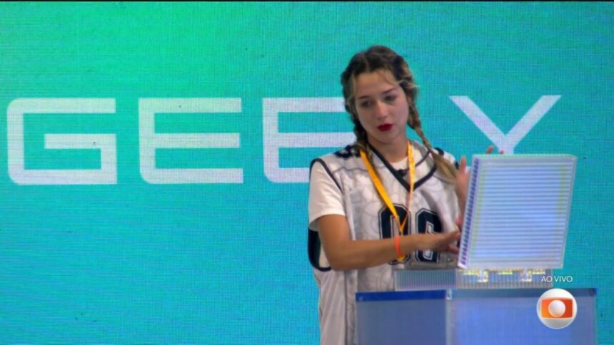 Samira fazendo a divisão VIP e Xepa após a vitória na Prova do Líder no BBB 26