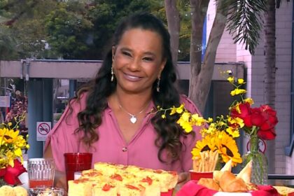 Solange Couto participando do Café com o Eliminado do BBB 26 no Mais Você