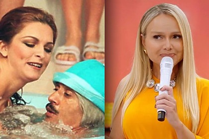 Tiririca e Luiza Ambiel em montagem com Eliana em seu programa na Globo
