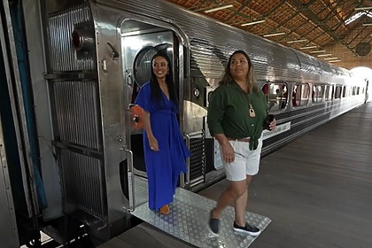 Valéria Almeida em trecho do Paulistar